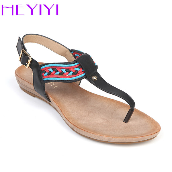 Flats Sandals Shoes for Women Summer Flip Flop Narrow Band Thong Toe Beach Soft Casual Comfortable Buckle Strap Ladies Sandal Shoes