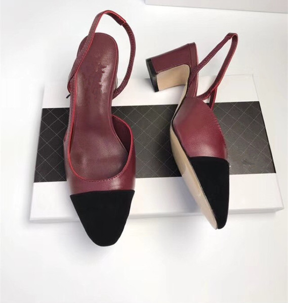 Designer Women fashion Heels Sandals Top Quality T-strap High-heeled Pumps classic Ladies Patent Leather Dress Single Shoes