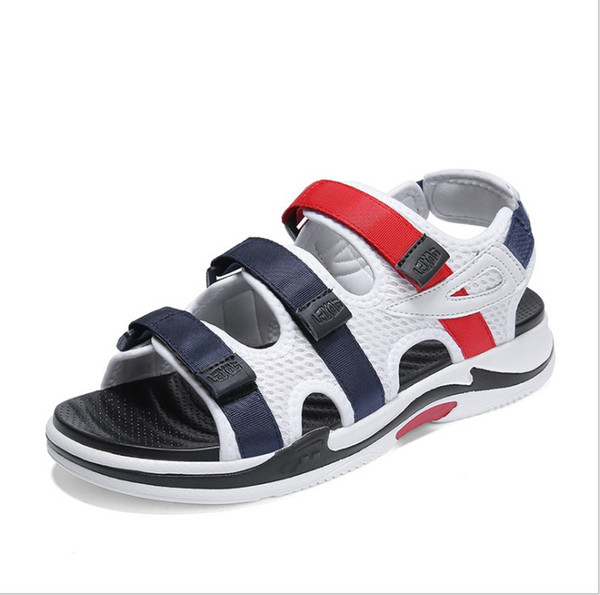 New arrivel Original men Summer Sandals black white red Anti-slipping Quick-drying Outdoor slippers Soft Water Shoe size 39-44