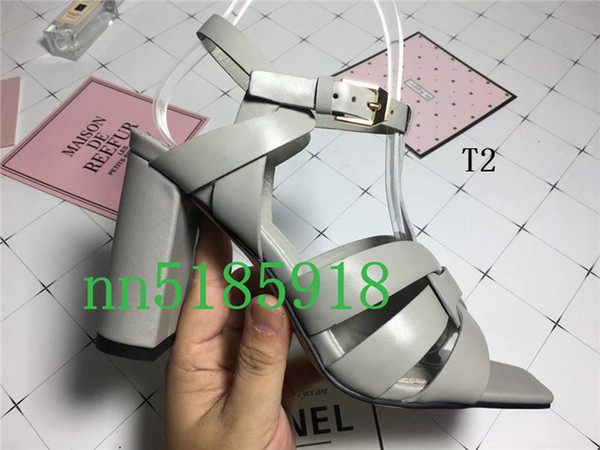 novel plain soft leather platform sandals women's lotus high heels sandals women's shoes size 36-42 yards, factory lowest price free sh