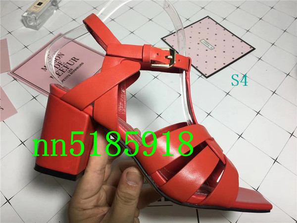 new plain / soft leather platform sandals women's lotus high heels sandals women's shoes factory lowest price 