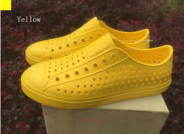 Wholesale 20 colors new Native jefferson hole summer jelly men male women lovers casual sandals female shoes optional #1369