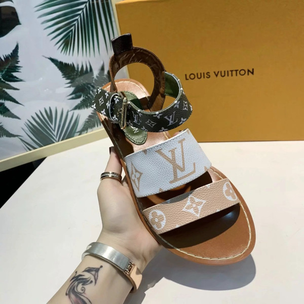 L Home France V Neo Noe 19ss Women's Summer Slippers Women's Fashion Sandals with Original Box