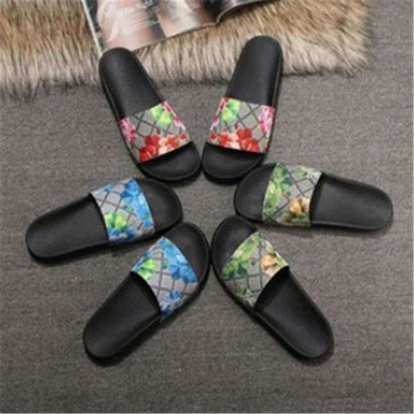 Men Women Sandals Designer Shoes Wide Flat Slippery with Thick Sandals Slipper Mens Womens Slipper Designer Shoes Flip Flops Slide 35-46 Hot