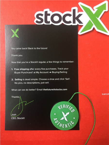 Stock X OG QR Code Sticker StockX Card Green Circular Tag Plastic Verified Authentic Shoe Buckle New Arrival Accessories