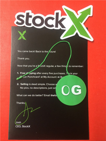 Sticker x QR x Card Stock X OG QR Code Green Circular Tag Plastic Verified Authentic Shoe Buckle New Shoes brand Shoes tags