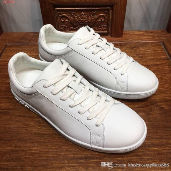 New line of small white shoes The inner and outer layers are made of imported fabrics Men outdoor casual sports shoes