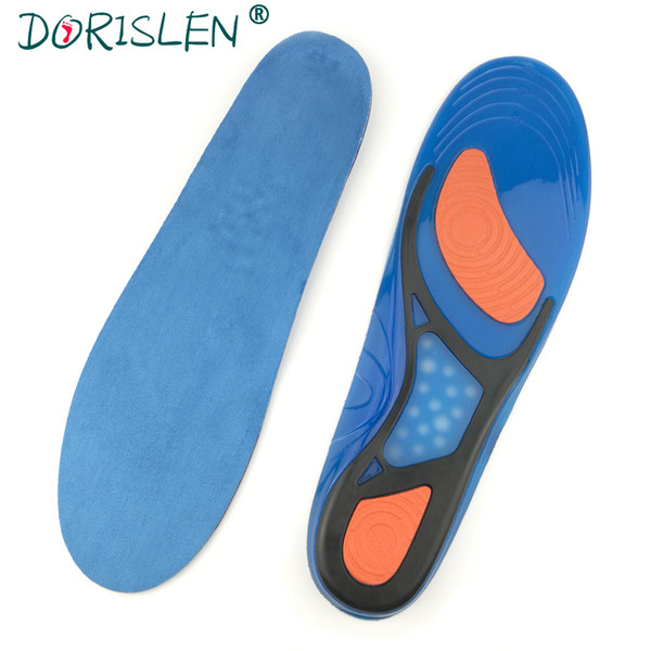 Gel Sport Shock Absorption Insole Massaging Silicone Unisex Inserts Shoe Pads