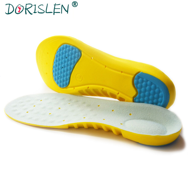 Wholesale Soft Memory Foam Sport Insoles Shock Absorption Foot Care Shoe Pads Men Women