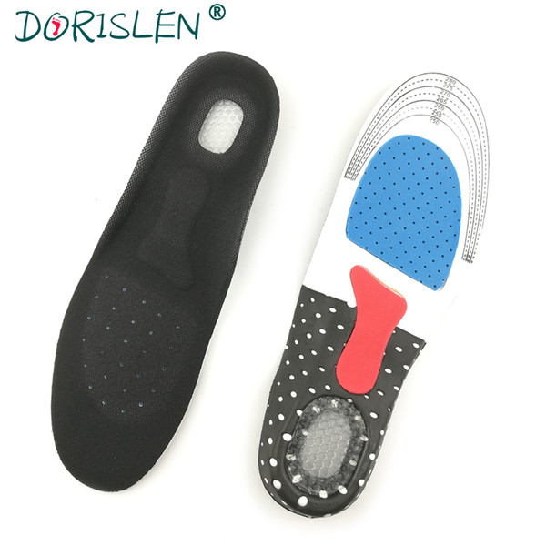 Silicone Honeycomb Sport Insoles Shock Absorption Heel Cup Care Men/Women 