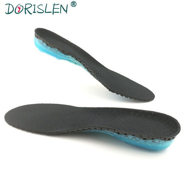 Elastic Sport Insoles Shock Absorption Foot Care Mat For Running Basketball Men Women