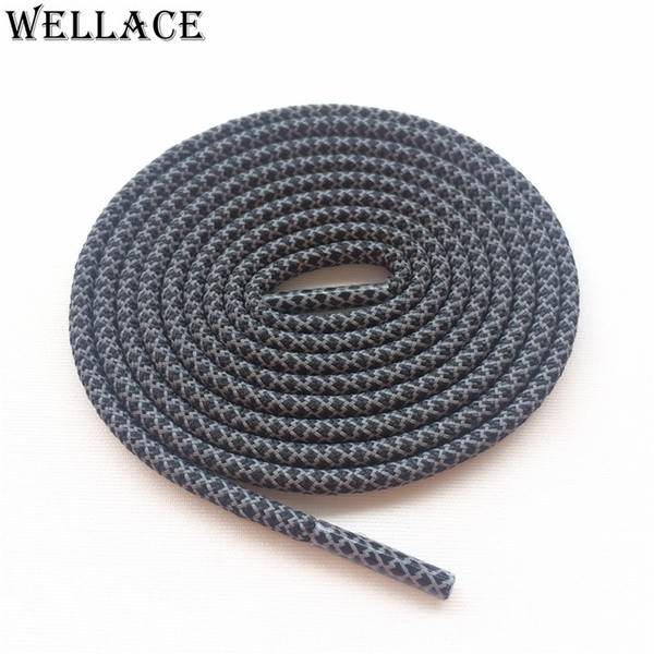 Wellace Round Rope 3M laces Visible Reflective Runner Shoe Laces Safty Shoelaces Shoestrings 120cm for boots 350 750 basketball shoes