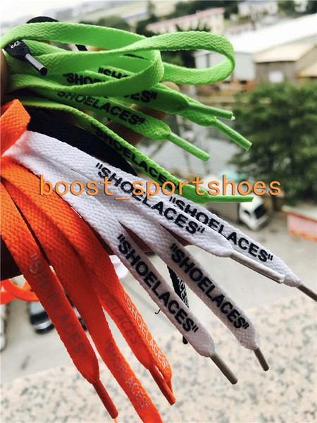 SHOELACES cheap low black green orange Custom 4 color off shoes shoelace laces fashion designer shoe lace Length 1-1.2m