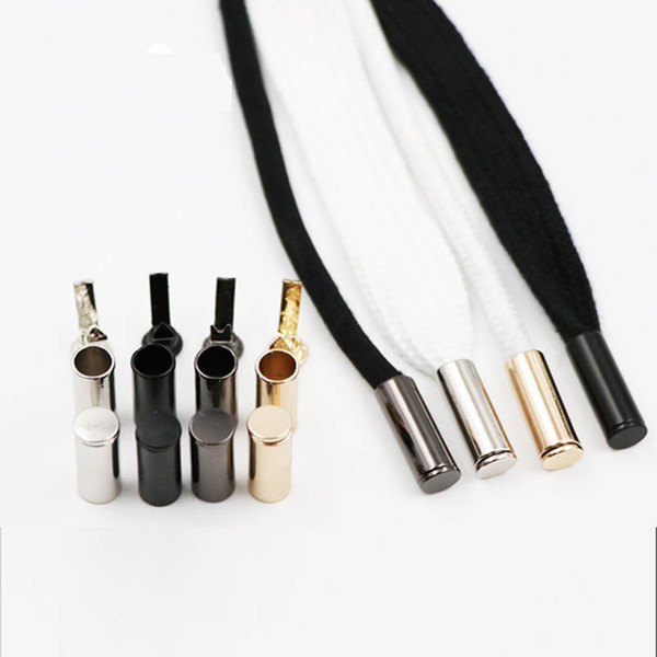 Wholesale Practical Metal Aglets DIY Replacement Head Accessories For Shoestrings Black Gold Silver Ornament For Rope