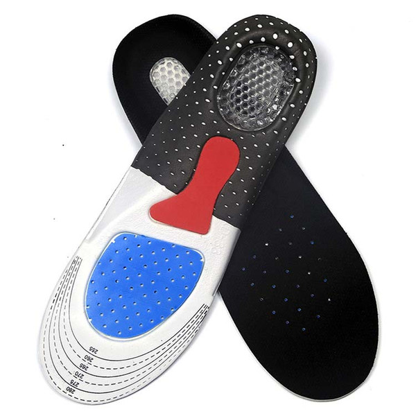 New Men Gel Orthotic Sport Running Insoles Insert Shoe Pad Arch Support Cushion For Women Football Deodorization Soft Insole SZ16-I01