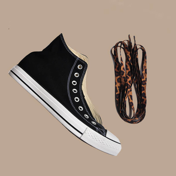 120/150/180cm Unisex Metro Classical Leopard Print Shoestrings Fashionable Luxury Flat Shoelaces For Casual Shoes Sneaker