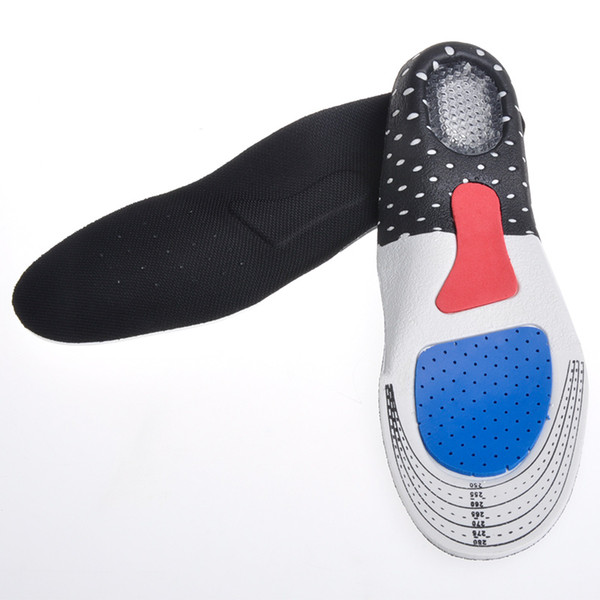 Wholesale-Unisex Orthotic Arch Support Sport Shoe Pad Sport Running Gel Insoles Insert Cushion for Men Women foot care