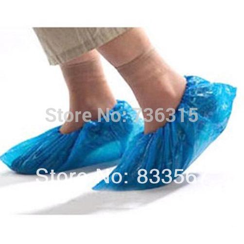 Wholesale-YM Wholesale Blue Disposable Green Plastic Rain-Proof Waterproof Shoe Covers H0656 P