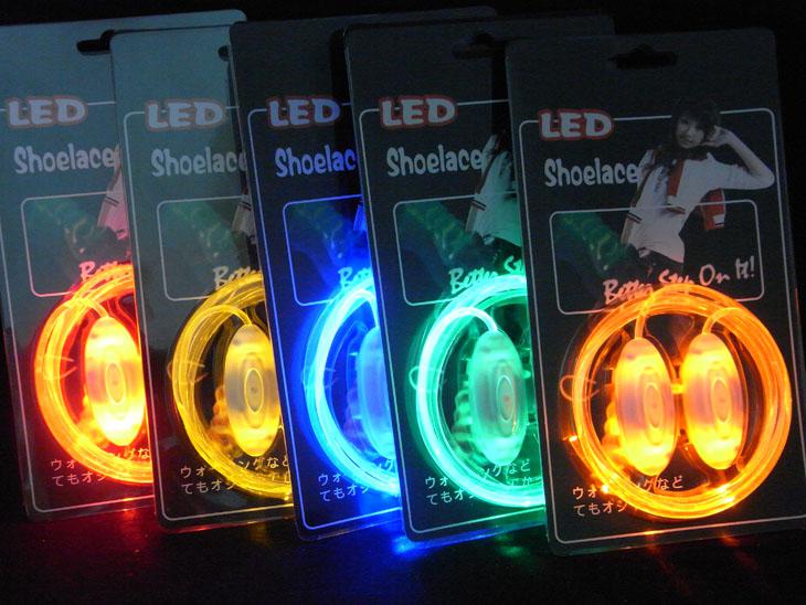 50pcs/lot 3th led shoelace fashion LED Shoelace flashion led shoelace