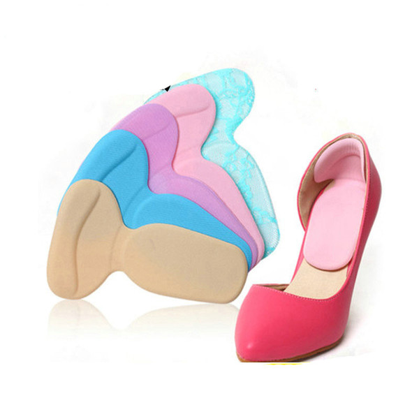 Shoe Insole T-Shape Silicone Non Slip Cushion Foot Heel Protector Liner Shoe Insole Pads 2018 New EH048