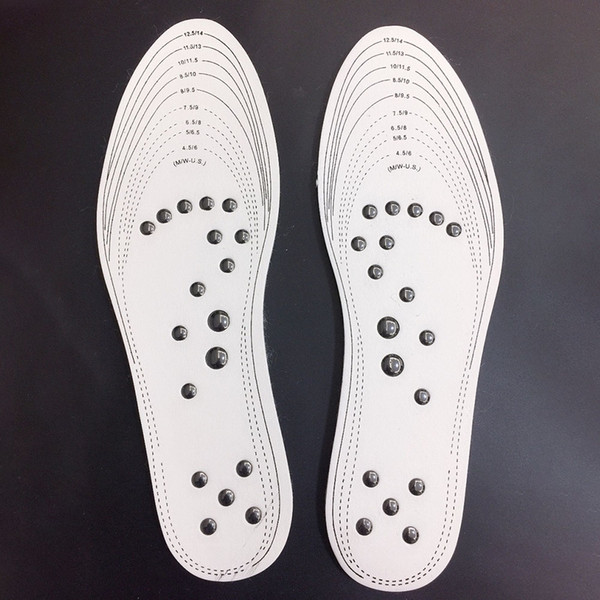 1Pair Massager Memory Cotton Magnetic Therapy Massage Insole Men Women Acupoint Comfort Pads Breathable Health Care Shoe Inserts