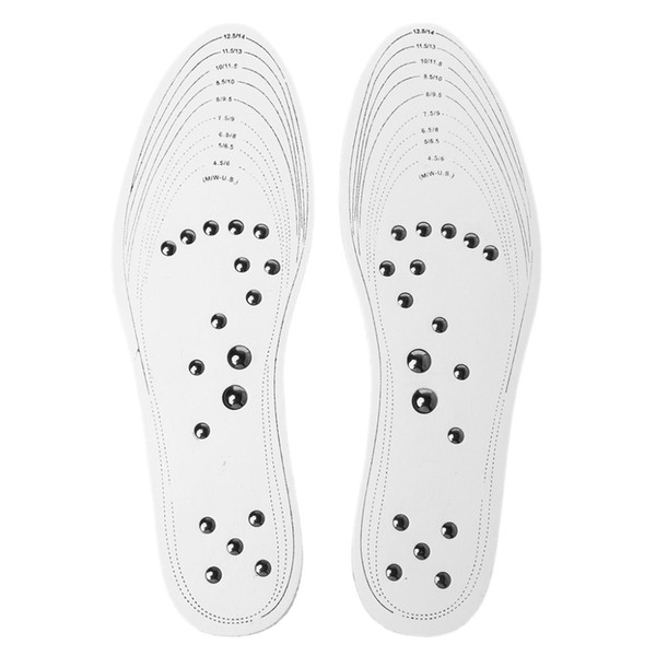 EVA Magnetic Massage Acupuncture Women Men Adjustable Size Breathable Comfort Foot Care Insole Cushion Therapy Memory Sponge