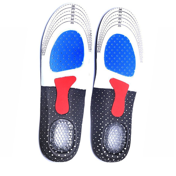 1pair Unisex Orthotic Arch Support Sport Shoe Pad Sport Running Gel Insoles Insert Cushion for Men Women