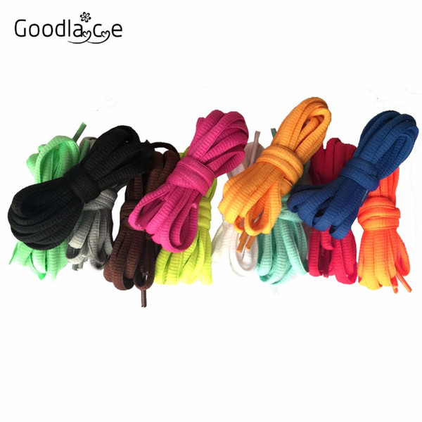 60cm/23.5In Short Oval Flat Shoelace Children Shoe Strings Kids Shoe Lace f. Sneakers Sport Shoes 24 colors