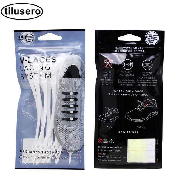 14pcs/set No TIE Lacing system Silicone Shoelace Elastic Shoelaces For Adults/Kids Sports Shoe No Tie Shoes Accessories F049