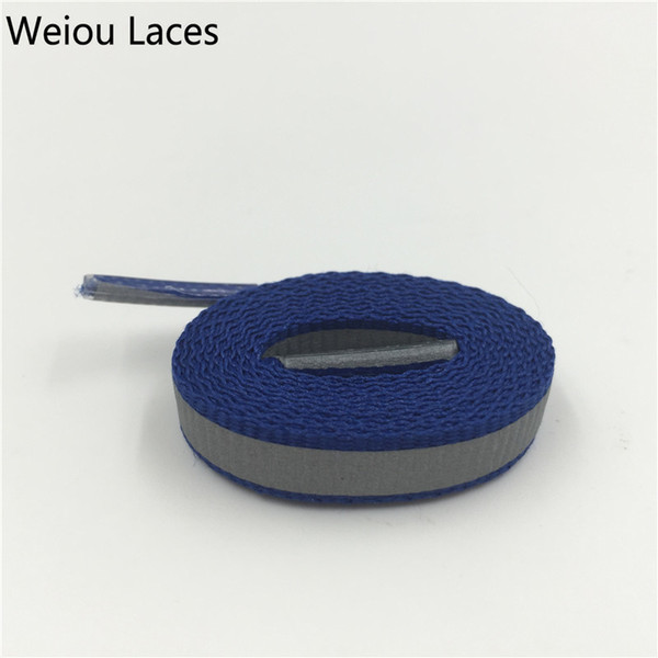 Weiou 4M Reflective Shoelaces Visibility Flat Shoe Laces Running Cycling Walking Safety Shoestrings For Ultra Boost Weave Tape