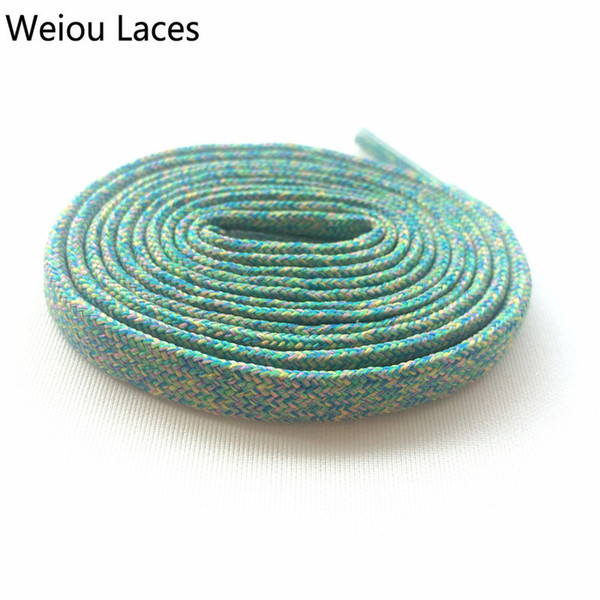 Weiou Flat Multicolor Shoelaces Designs Colourful Polyester Shoe Laces Colored Shoe Strings For Sport Shoestrings Sport