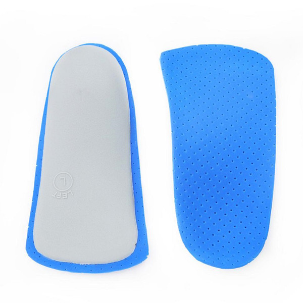 Women Men Nylon Half Shoe Pad Orthopedic Insole For Flat Foot Feet Care