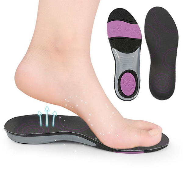 Shoe Pad Insole Absorb Sports Shoes Cushion Elastic Ultralight Orthopedic Feet Care Arch Support Unisex GEL Non Slip