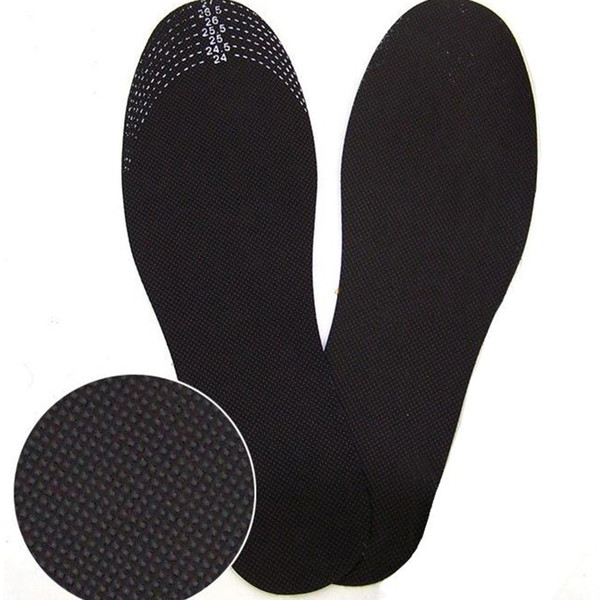 Unisex 1 Pair Healthy Bamboo Charcoal Deodorant Cushion Foot Inserts Shoe Pads Insoles