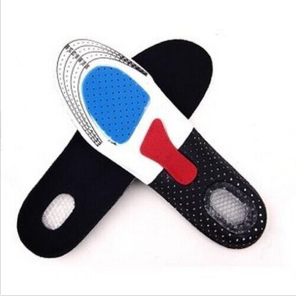 Free Size Unisex Orthotic Arch Support Sport Shoe Pad Sport Running Gel Insoles Insert Cushion for Men Women Foot Care