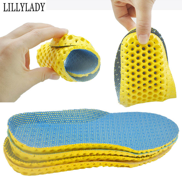 Stretch Breathable Deodorant Running Cushion Insoles For Feet Man Women Insoles For Shoes Sole Orthopedic Pad Memory Foam