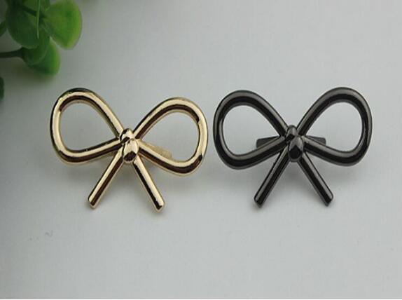 Free shipping (6 PCS/lot) high quality bow sandal shoes button clip DIY manual metal Shoe Decorations c-38