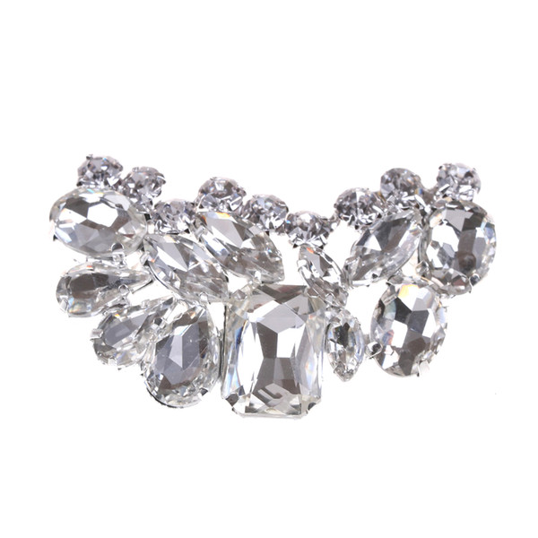 1 Piece Metal Bridal Wedding Shoes Clips Decorative Shop Shoe Clip Crystal Rhinestone Charm Decoration