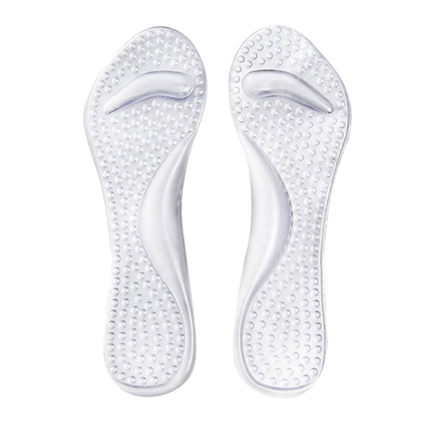 Silicone Insoles High Heels Foot Cushion Arch Support Shoes Pads Transparent Shoes Pads