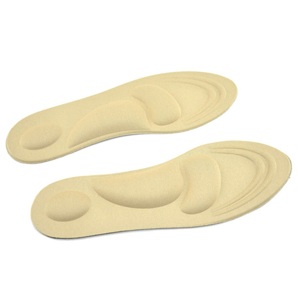 1Pair 24.5cm Breathable Health 3D Arch Support Orthotic Insoles Feet Care Massage High Heels Sponge Soft Shoe Insoles for Women