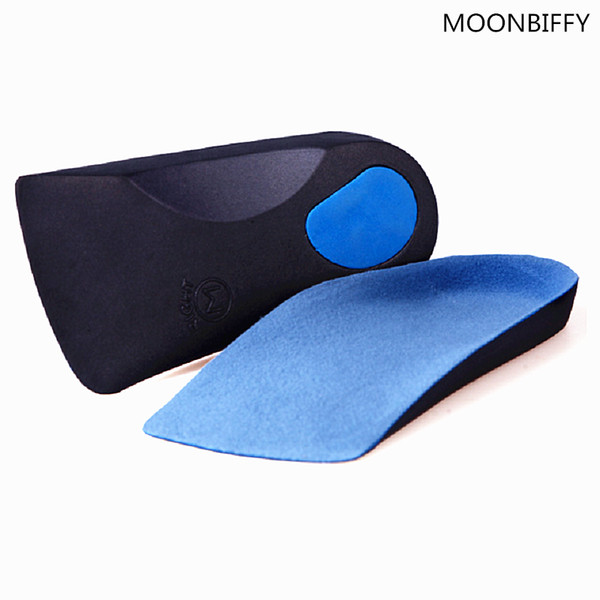 1 Pair EVA Flat Foot Orthotics Arch Support Half Shoe Pad Orthopedic Insoles Foot Care for Men and Women