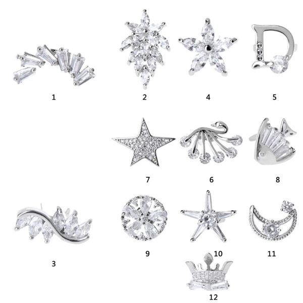 EYKOSI 1Pc Metal Rhinestone Shoes Clip Ornament Decoration Bridal Wedding Flower Charm Shoe