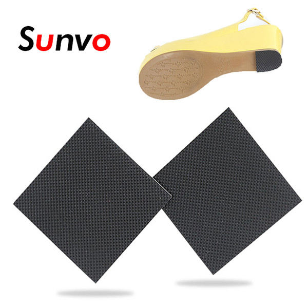 Sunvo 2PCS Anti-Slip Shoes Sole Protector Pad for Women High Heels Sandal Self-Adhesive Ground Grip Shoe Bottoms Outsole Sticker