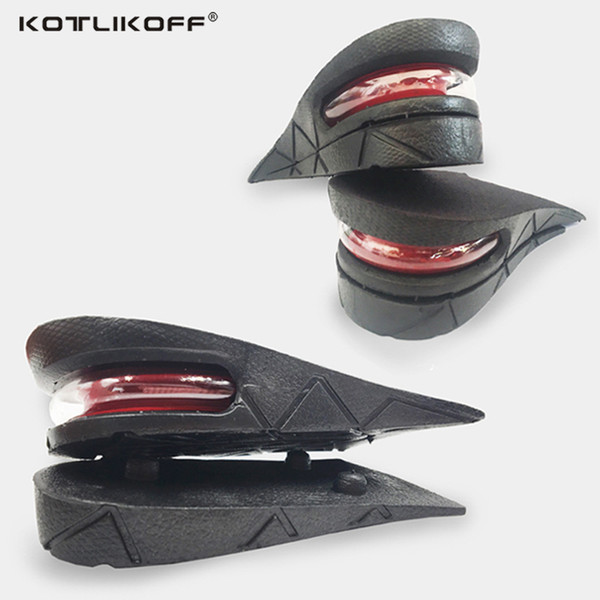 KOTLIKOFF Height Increase Insole Adjustable 2-Layer 4.5CM Air Cushion Invisible Pads Soles Insoles inserts For Shoes Men/Women