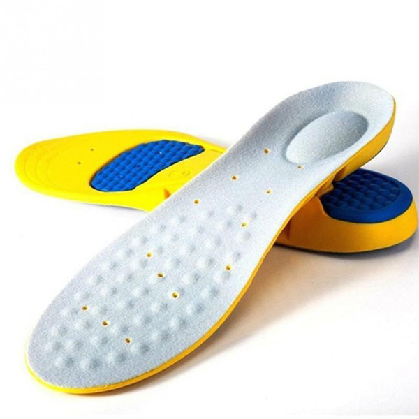 New Soft Ultra Light Stoma Design Breathable Absorbent Memory Foam Arch Support Sport Insole Full long Arch Support Relief Pain