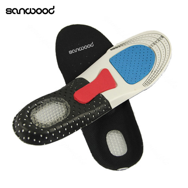 Free Size Unisex Orthotic Arch Support Shoe Pad Sport Running Gel Insoles Insert Cushion for Men Women