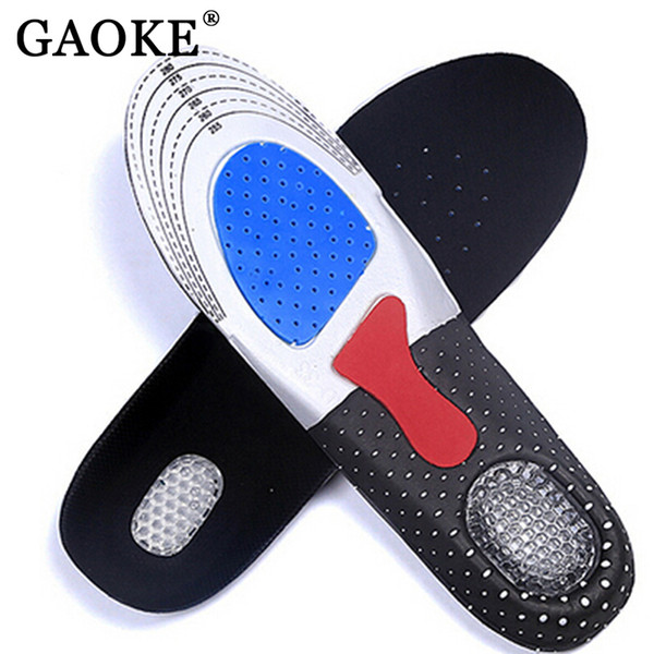 Unisex Silicone Gel Insoles Orthotic Arch Support Shoe Pad Free Size Insert Cushion For Man Women Comfortable Shoe Insoles