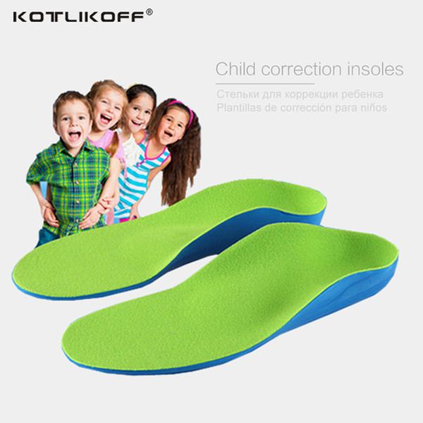 KOTLIKOFF Children orthopedic orthopedic insole flat foot X / O foot orthosis insoles to correct health care insoles