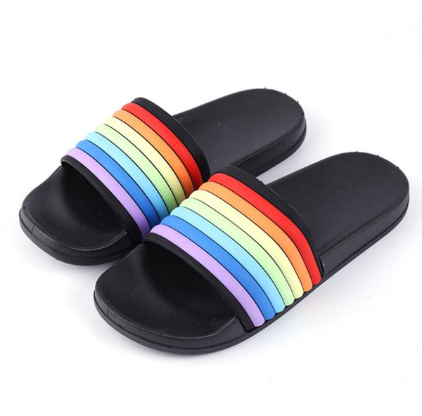 Fashion mens womens soft slippers beach hotel indoor scuffs colourful comfortable house slippers home using slipper prevent slippery zy945