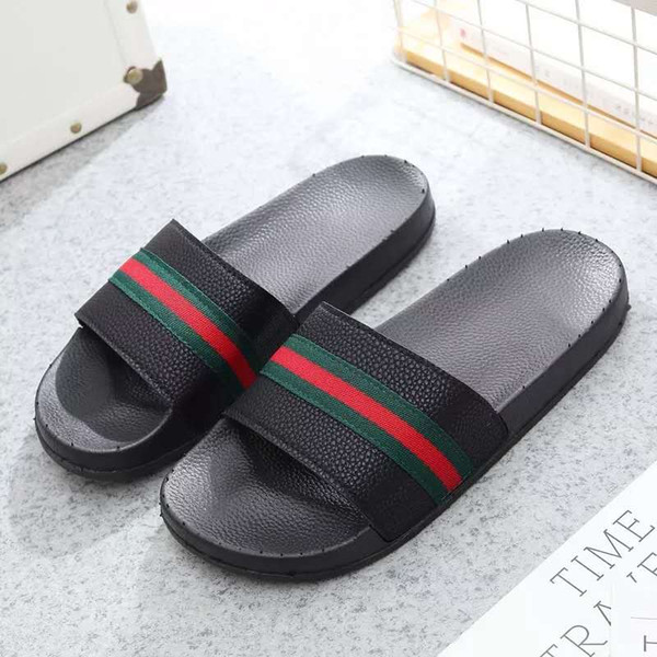 Men's Leisure Slippers Summer Classic Design Fashion Personality Soft-soled Couple Indoor and Outdoor Sandals Bathroom Slippers